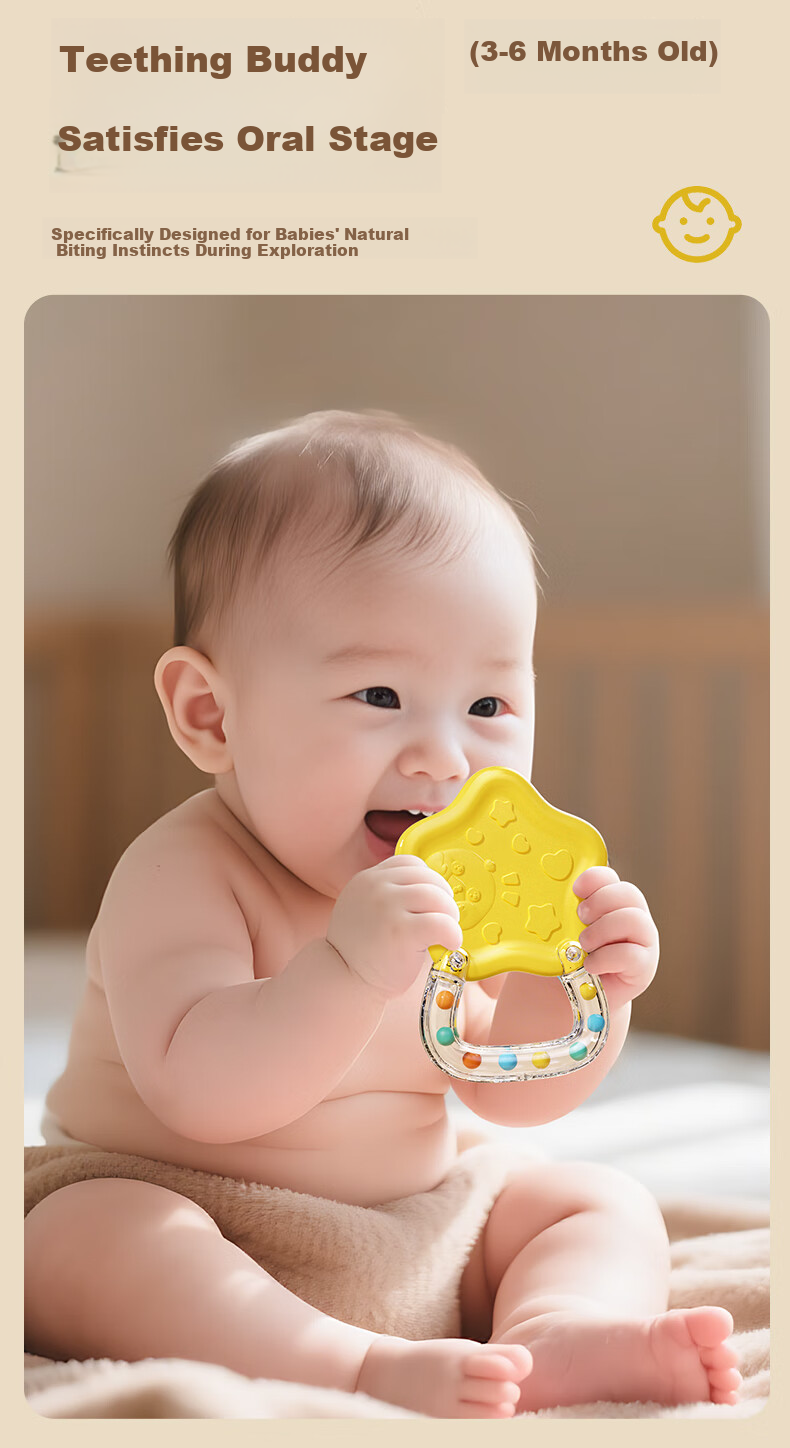 Embei Family Infant Baby Toy Newborn Gift Box Rattle 0-6 Months 1 Year Children's Day Gift 9