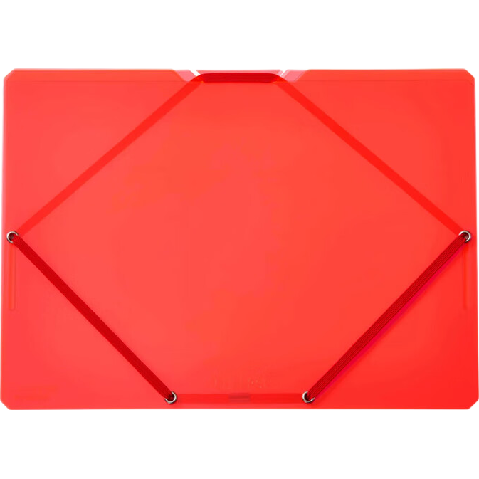 KINGJIM CHEERS Student Office Horizontal File Folder Document Organizer Box for Papers And Miscellaneous Items Storage, Holds 250 Sheets A4/3 Layers Red CH2582T