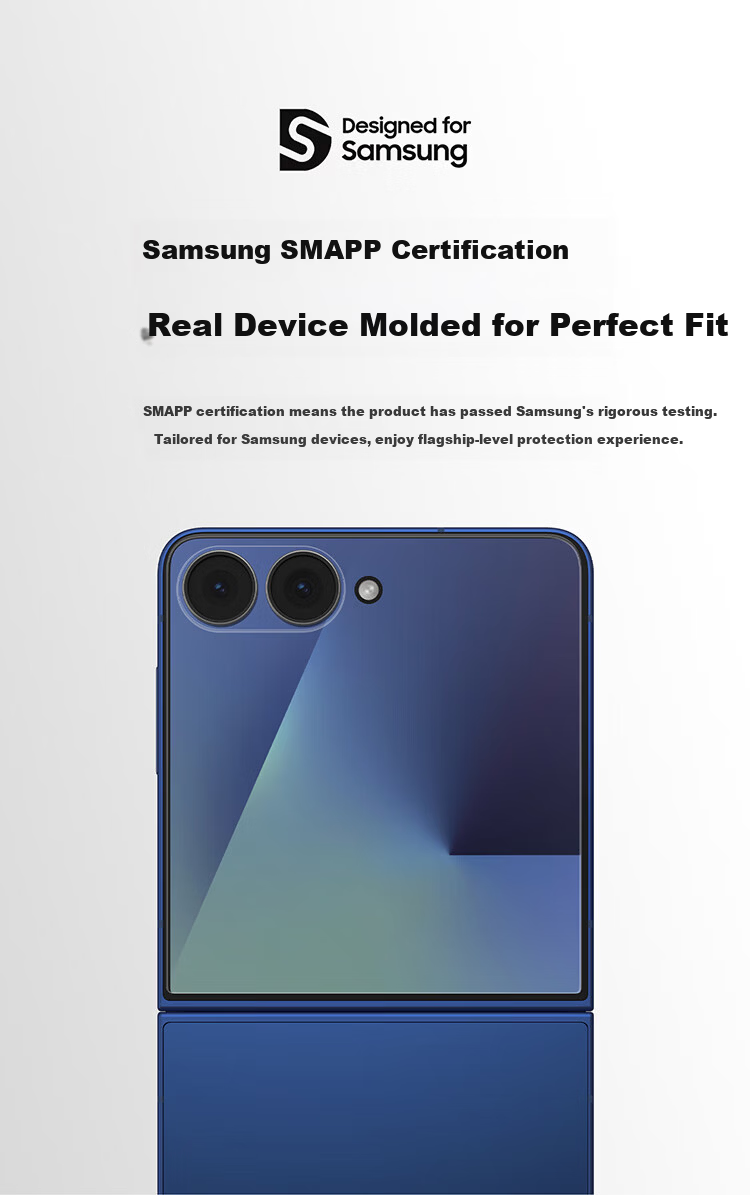 BELKIN Samsung Galaxy Z Fold8 Ultra Tempered Glass Screen Protector AR Anti-Glare Outer Screen Film Shockproof Scratch-Resistant 3