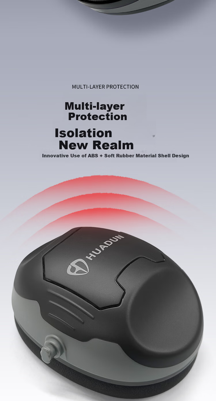 Huadun Noise Reduction Ear Muffs Noise Cancelling Soundproof Black Rotatable 34dB 1 Pair HD-X5 5
