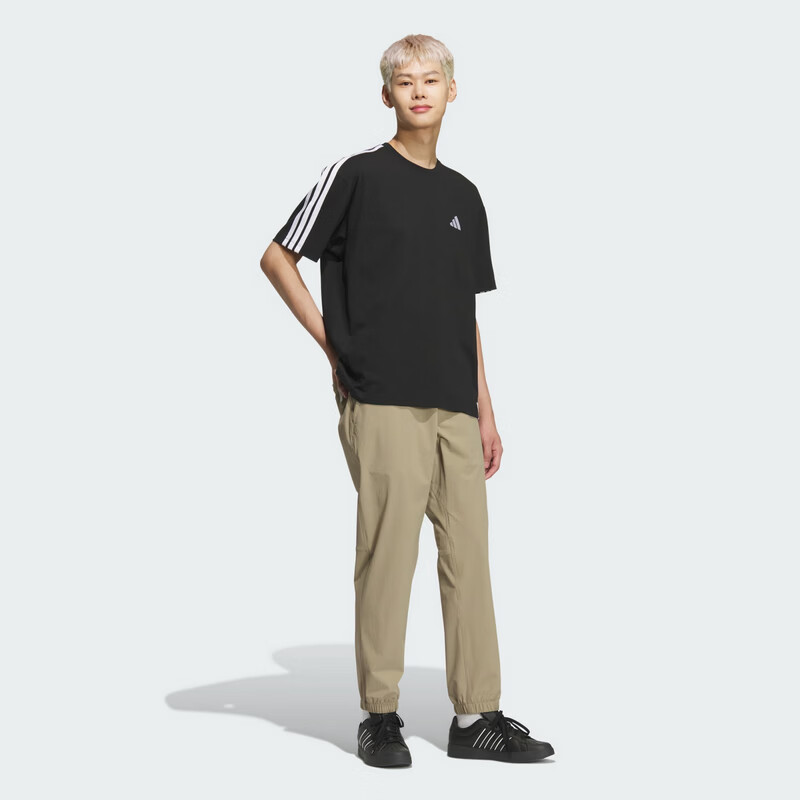 Adidas Men's Sports Style Series ES+ 3S S/S Tee Short Sleeve T-Shirt KF3736 Black L 4