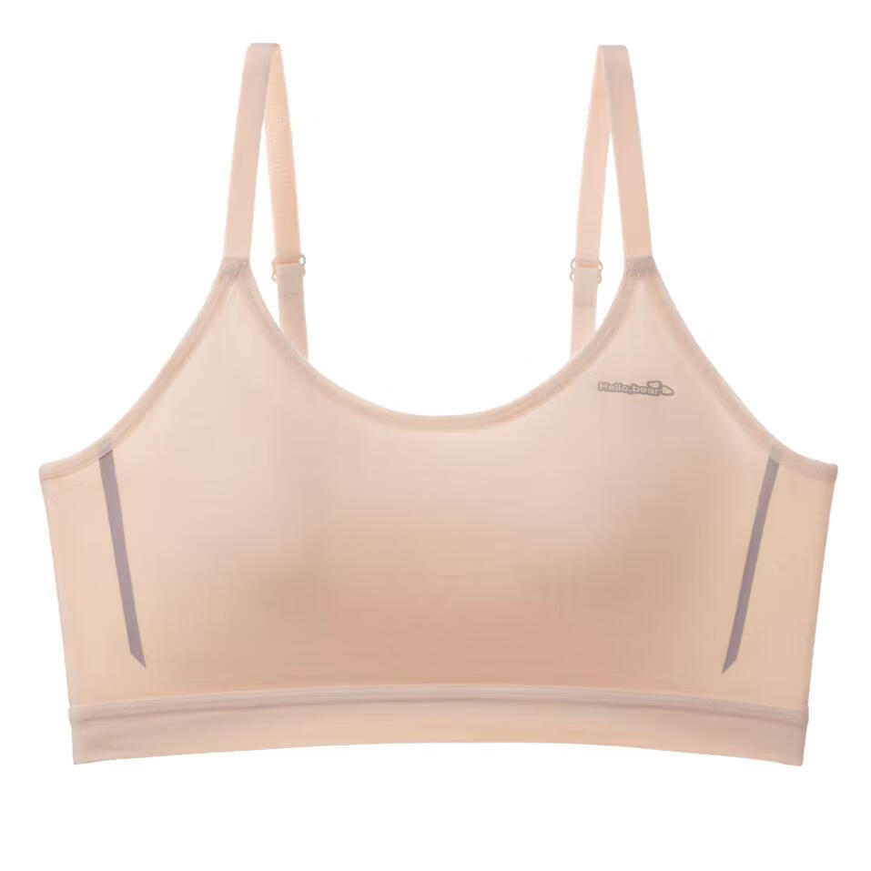 Meishianxuan High School Student Girls' Sports Anti-Shock Vest Underwear for Ages 12-18 Self-Operated