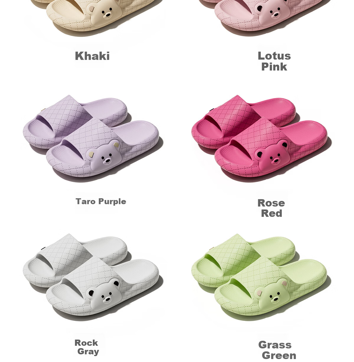 Lidani Men's Indoor Bathroom EVA Slippers Couple Wedding Home Cute Slippers for Men and Women 3