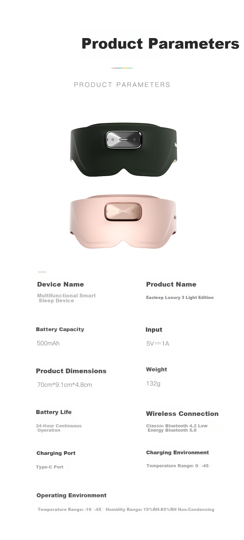 BrainCo Deep Dolphin Easleep Eye Mask Sleep Aid Device Sleep Monitoring CES Sleep Enhancer 520 Gift Birthday Gift Box - Dark Green (Premium Edition) 12