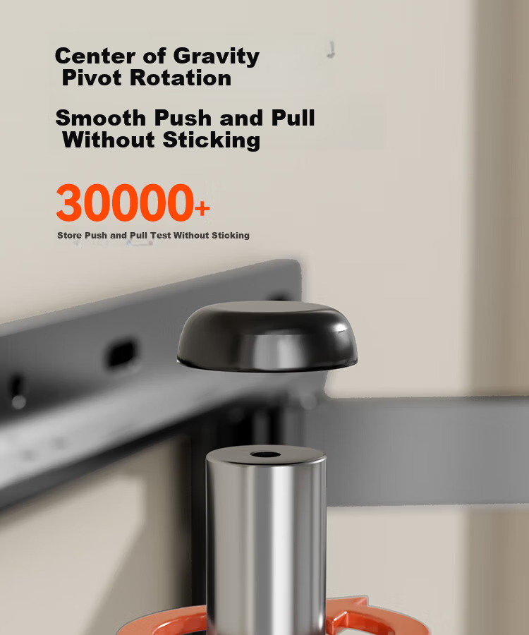 Junao Embedded Dual-Arm Telescopic TV Wall Mount Bracket, Extendable and Rotatable, Compatible with 75-110 Inch TVs, Universal for Xiaomi, Hisense, Skyworth, TCL 21