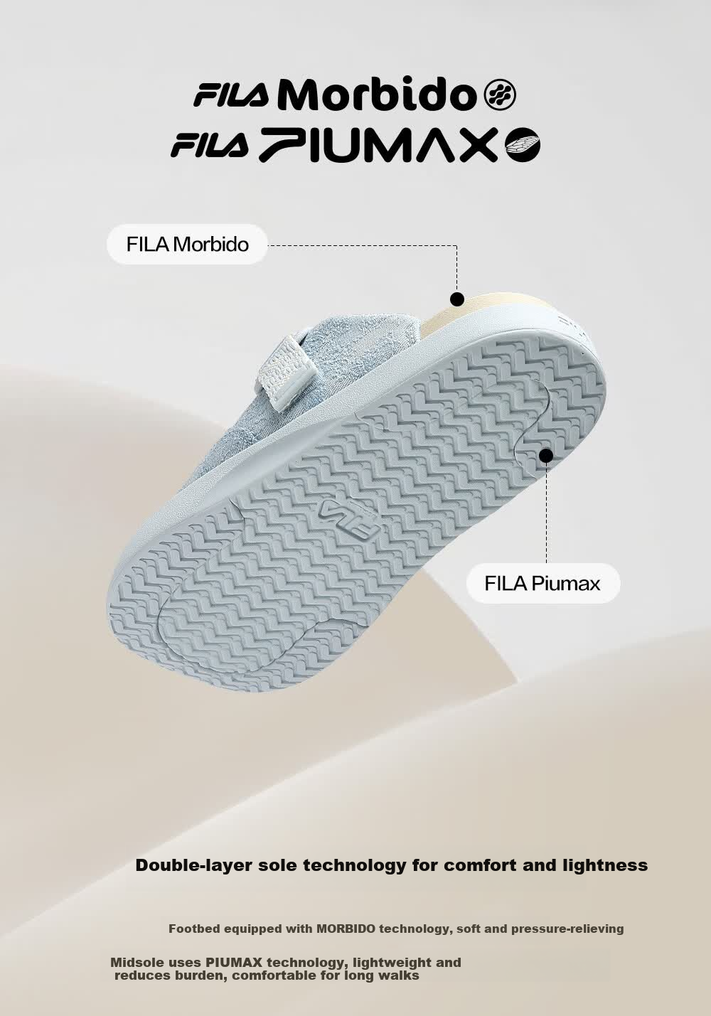 FILA Official Women's SMILA Sandals 2026 Summer Comfortable Birkenstock Style Slide Sandals Commuter Versatile Cool Slippers 10