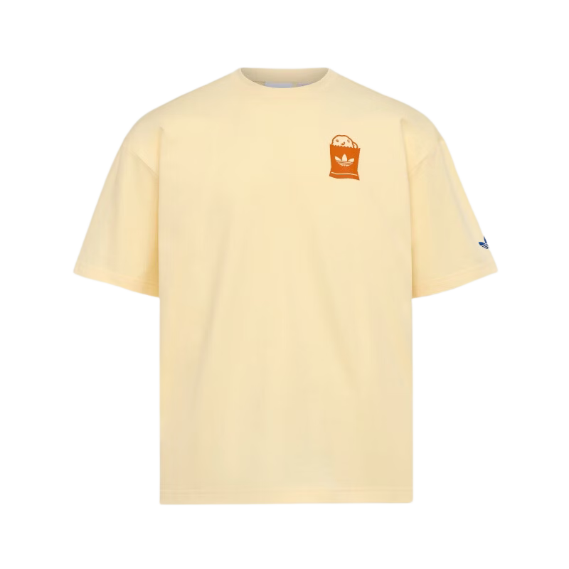 Adidas Originals Unisex FOOD TEE SS Short Sleeve T-Shirt LC6507 Yellow M