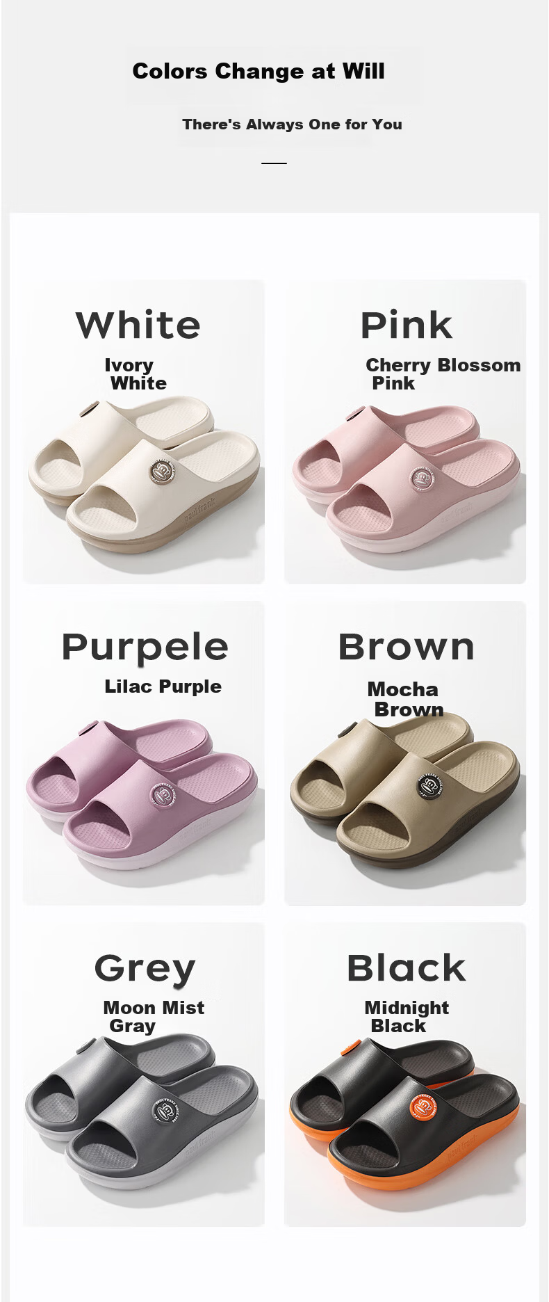 Paul Frank Couples Home Summer EVA Bathroom Shower Slippers Men's Gray Size 44-45 8