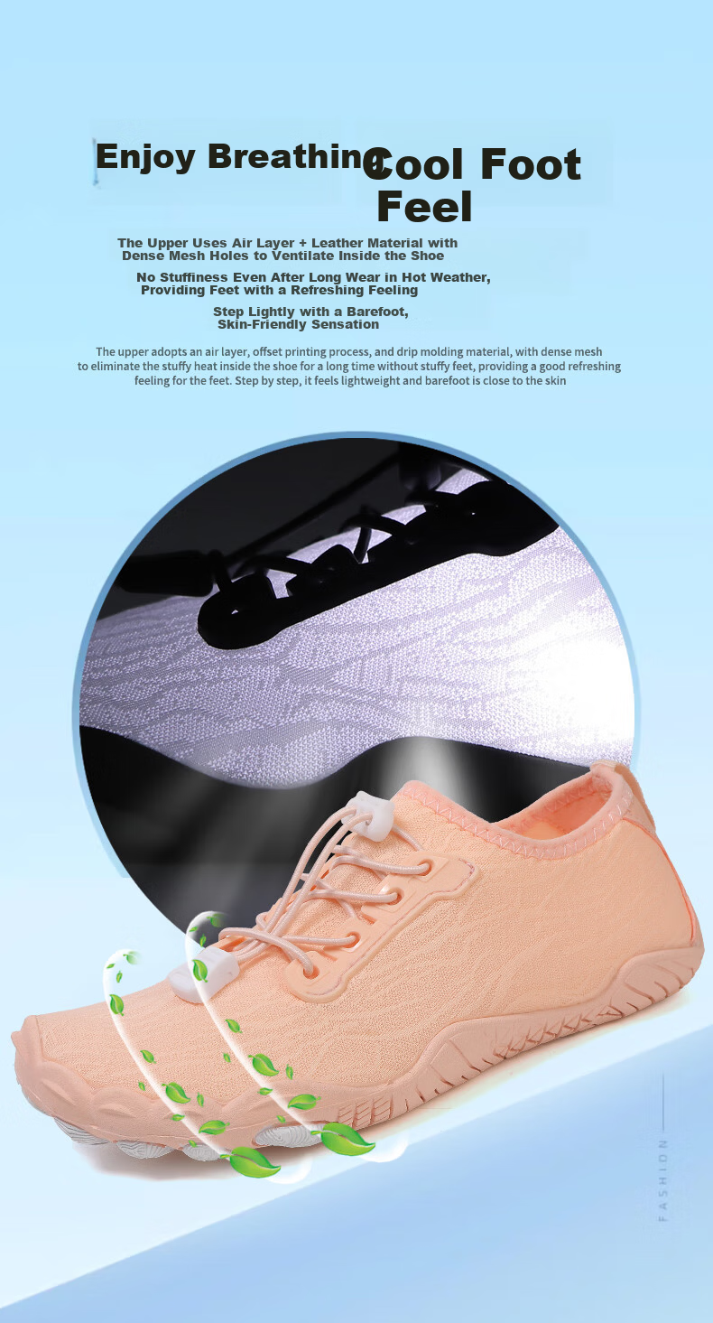 Kelorock Indoor Running Fitness Training Shoes Soft Sole Silent Jump Rope Aerobics Shoes Outdoor Sports Beach Shoes Creek Shoes Pink Size 37 4