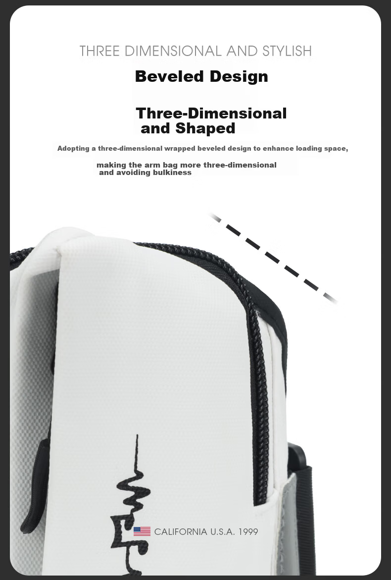 TFO 7th Generation Sports Arm Bag Outdoor Cycling Wrist Bag Multifunctional Phone Bag A9402540 White 3
