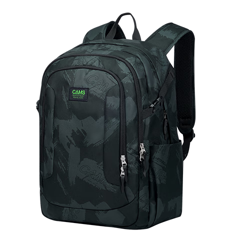 CAMS Suspended Weight-Reducing Backpack for Middle And High School Students, Large Capacity Lightweight Spine-Protecting Shoulder Bag for Men And Women S06104
