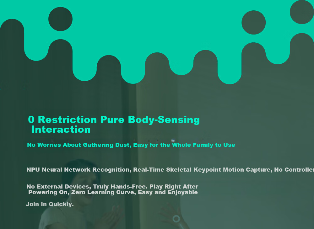 Sports Universe 2nd Gen New AI Motion Sensing Fitness Console NS2 Home Family Exercise Motion Game Console TV Connected Parent-Child Edition 22