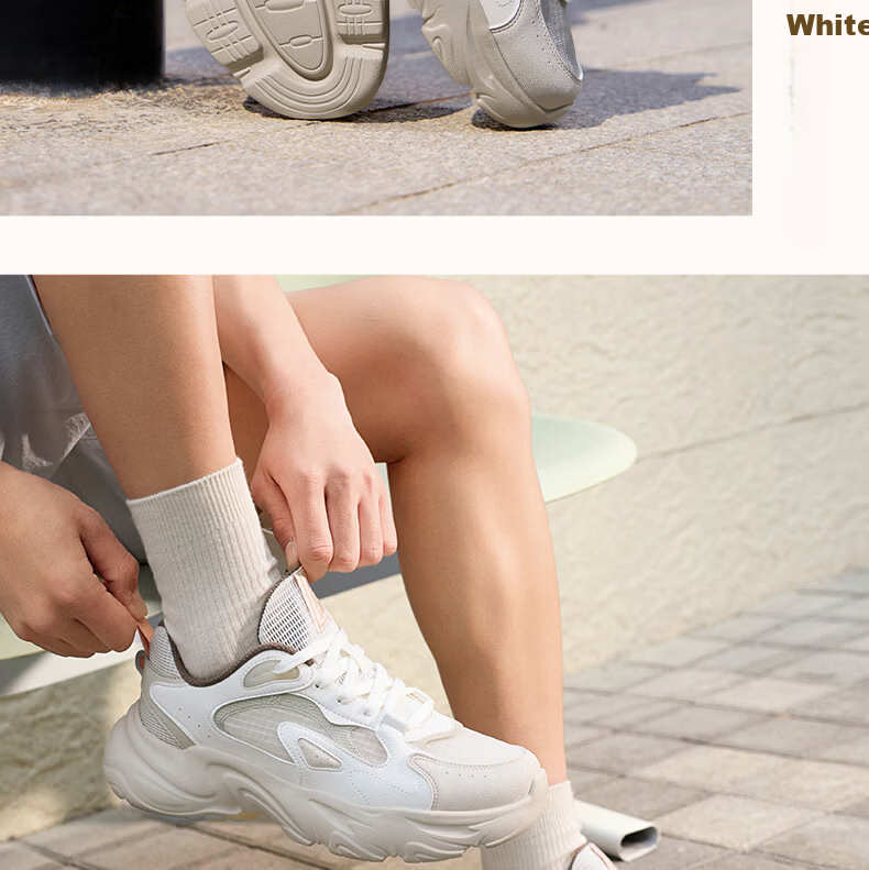 361° Men's Sports Shoes Spring Summer New Walnut Retro Casual Thick Sole Commuter Dad Sneakers 672626773-4 17