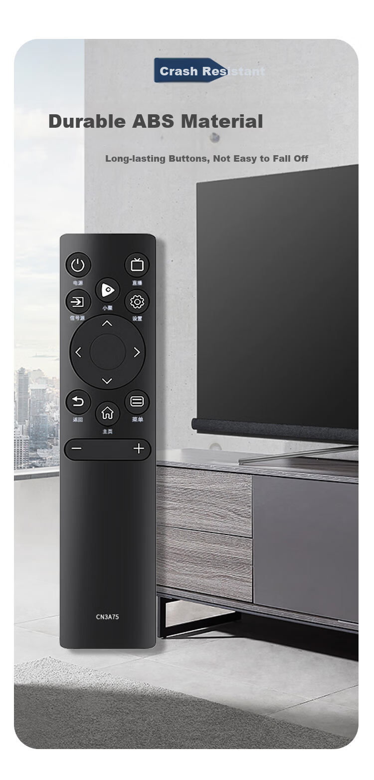 Xinyingzhi Compatible Hisense TV Remote Control Universal HZ55E3D 43A3F 50A52E 75A55E HZ75A HISENSE Infrared Remote with Handada Batteries Included 3