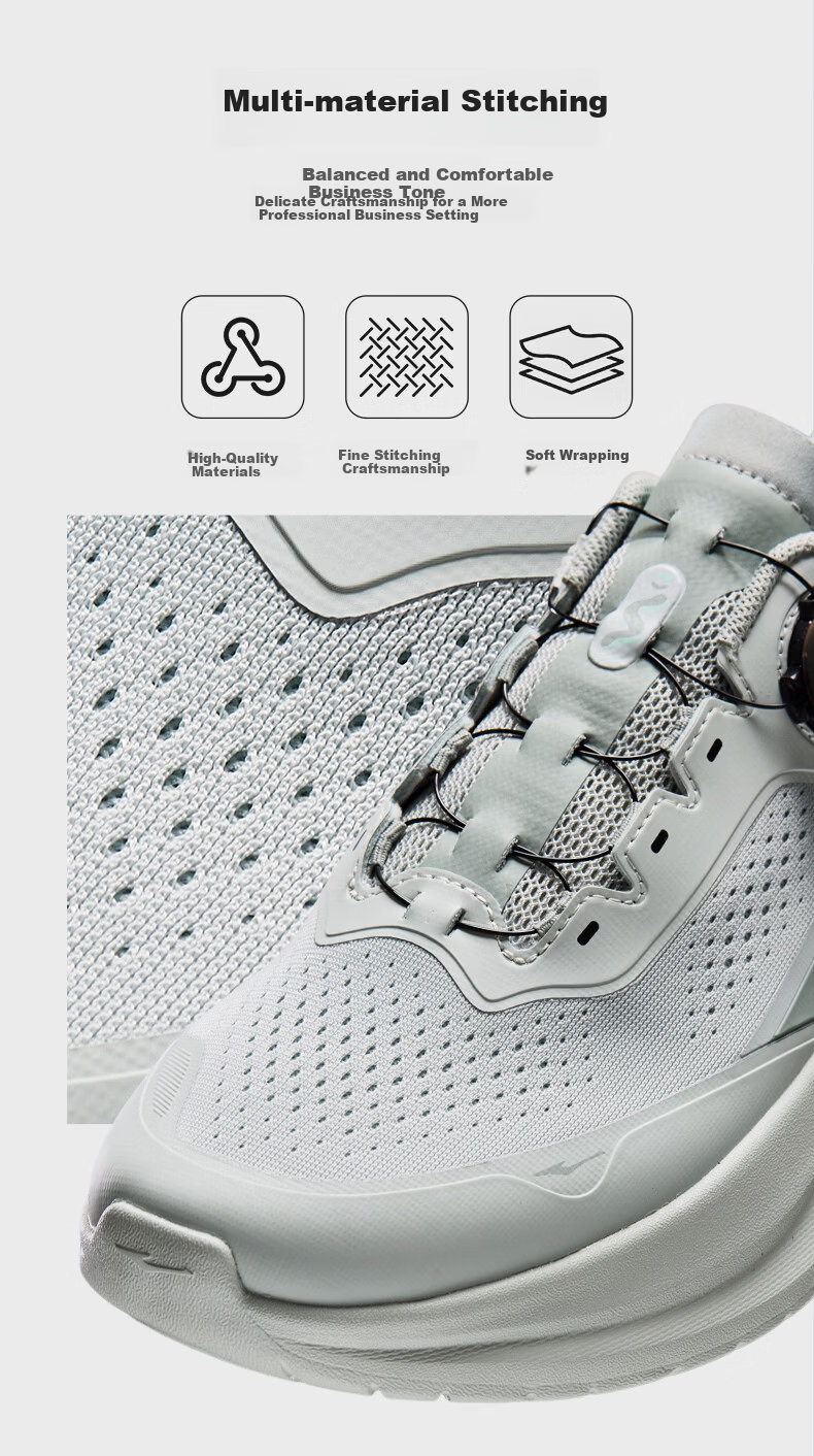 ERKE Men's Casual Breathable Sneakers 2026 New Sports Shoes Non-Slip Wear-Resistant Lightweight Comfortable Dad Shoes | Lucheng 7