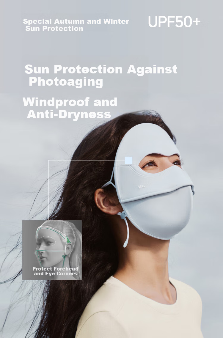Beneunder Women's Windproof Face Mask Winter Sun Protection Cycling Face Cover High-Value Anti-Dryness Mask 22