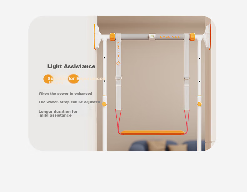 CALLIVEN Pull-Up Assistance Bands Dual Bar Pull-Up Aid Home Indoor Resistance Stretch Bands 6