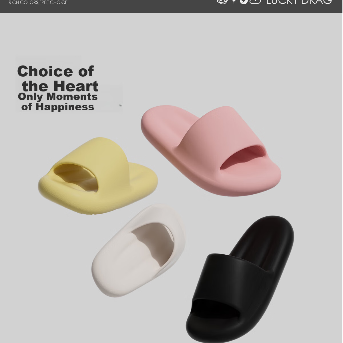 Lidani Couples Slippers 2026 Summer New Men's Home EVA Antibacterial Deodorant Non-slip Women's Sandals 5