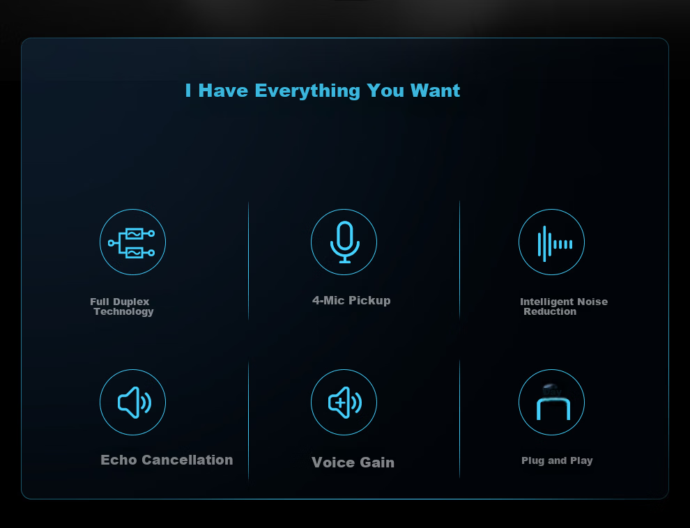 Hamedal A11 Video Conference Microphone All-Directional Audio Video Microphone Speaker Integrated Pickup Amplifier USB Desktop Office Meeting System Device 2