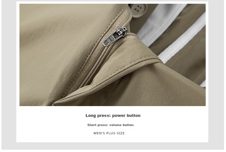 Ayoupang Lightweight Luxury Plus Size Three-Proof Business Casual Men's Loose Fit Extra Large Straight Leg High Elasticity Trousers 4