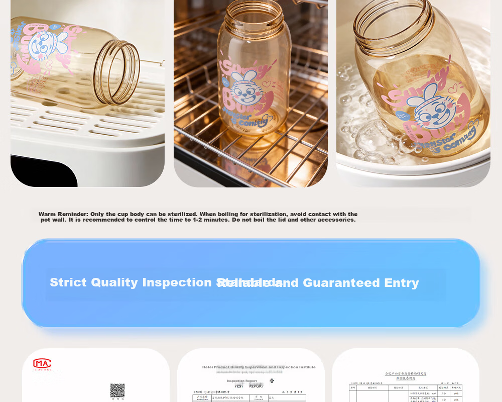 Fuguang Kids PPSU Straw Water Bottle Portable Dual-Use Cartoon Cute High-Temperature Resistant Plastic Cup for Boys and Girls 13