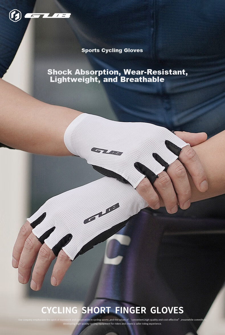 GUB Cycling Gloves Half Finger Breathable Shock Absorption Road Mountain Bike Foldable Equipment Unisex 1