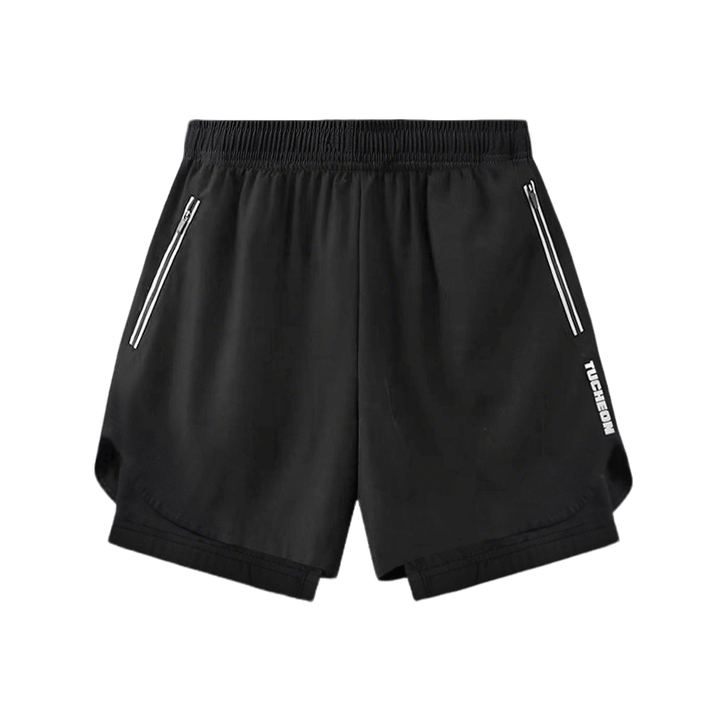 Ousen Summer Men's Cycling Shorts Outdoor Off-Road Mountain Road Bike Riding Pants Gear Fake Two-Piece Silicone Pad Quick-Dry