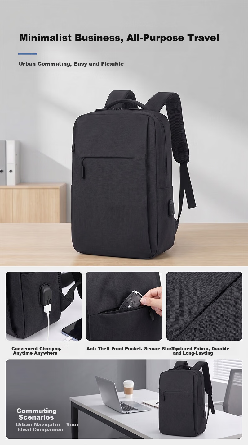 Lvxiao Laptop Backpack, Suitable for 15.6/16-Inch Notebooks, Compatible with Lenovo Legion, ASUS, HP Gaming Laptops, Multi-Compartment Business Large Capacity with USB Charging Port 1