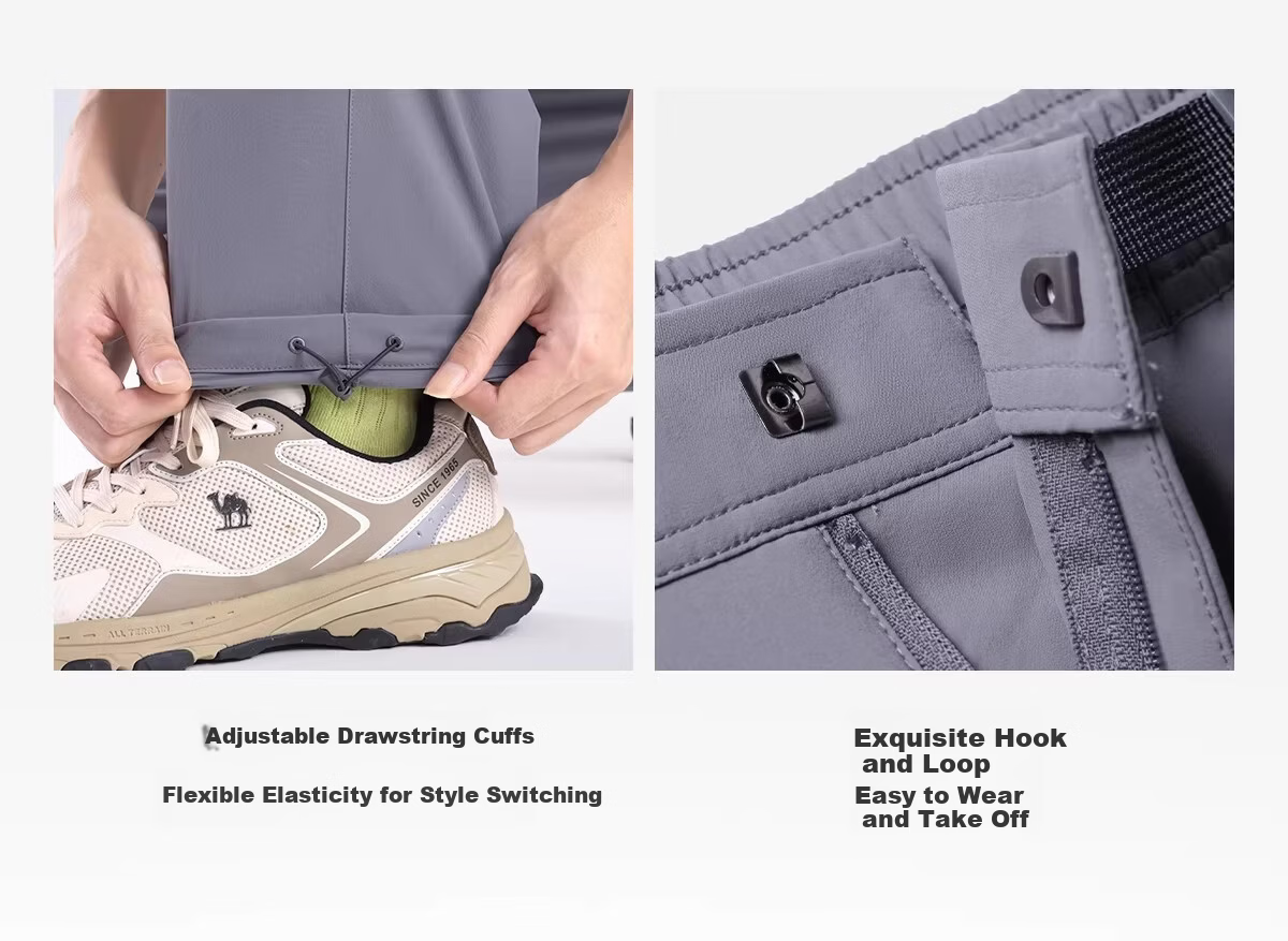 CAMEL [Wang Junkai Edition] Outdoor Quick-Dry Military Pants 26 Spring Summer Cooling Detachable Shorts Hiking Mountaineering Trousers 12
