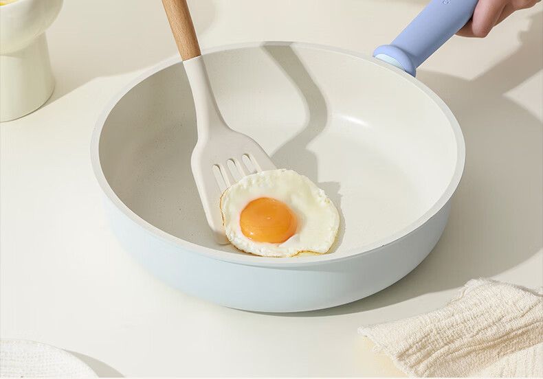 Carote 26cm Maifan Stone Non-Stick Flat Frying Pan Steak Pan Household Pancake Pan Small Egg Frying Pan Induction Cooker Compatible 9