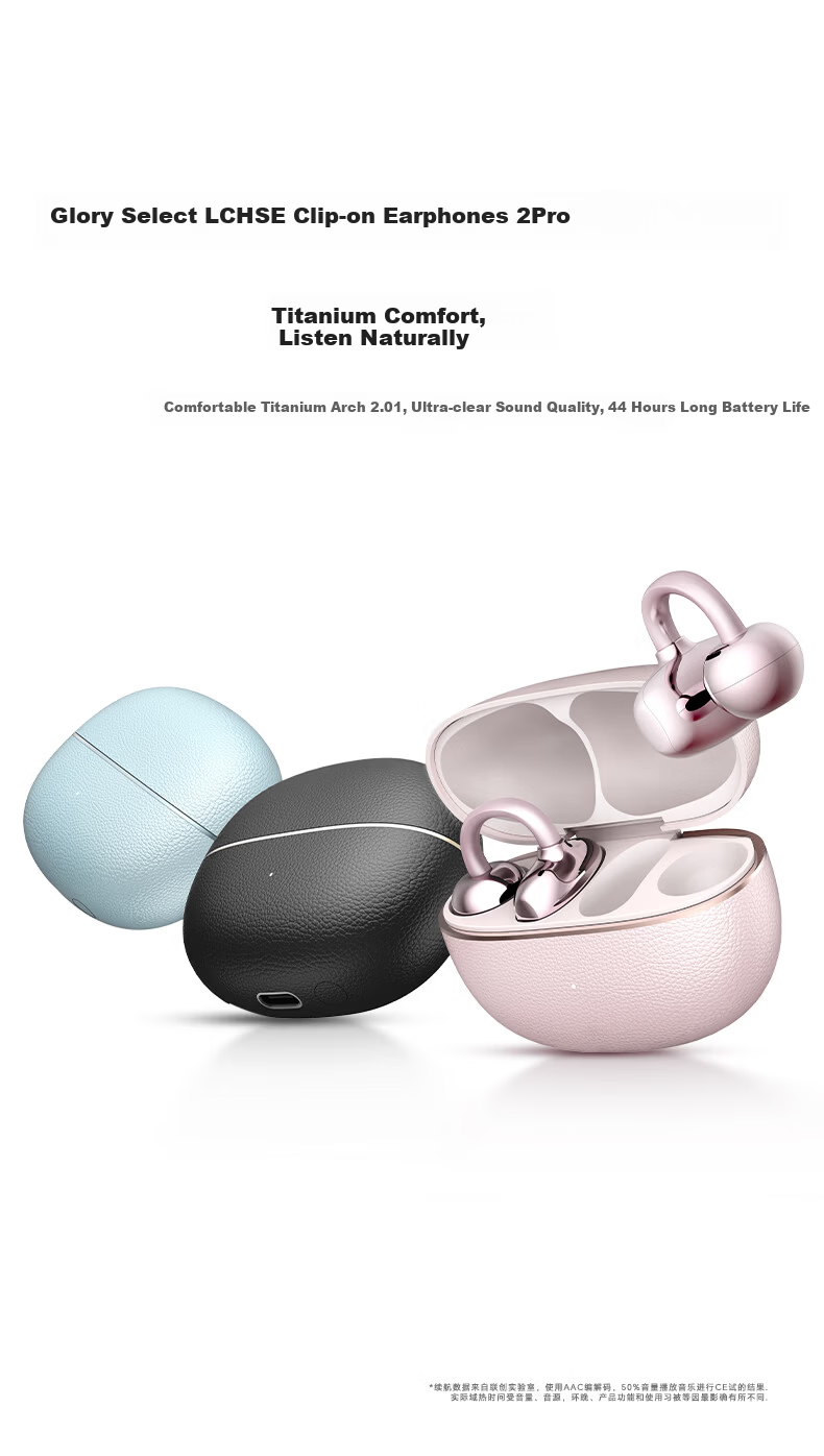Honor Choice Clip-On Earphones 2 Pro Star Edition Bluetooth Earphones Comfortable Wear Long Battery Life High-Quality Noise Cancelling Celadon Glaze 1
