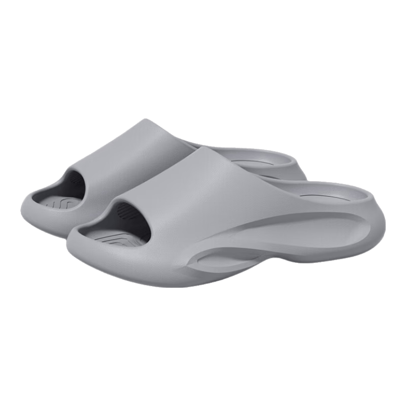 Duchen Medical Surgical Room Slippers Men's Summer Indoor Outdoor Thick Sole Non-Slip EVA Sports Sandals Gray Size 42-43