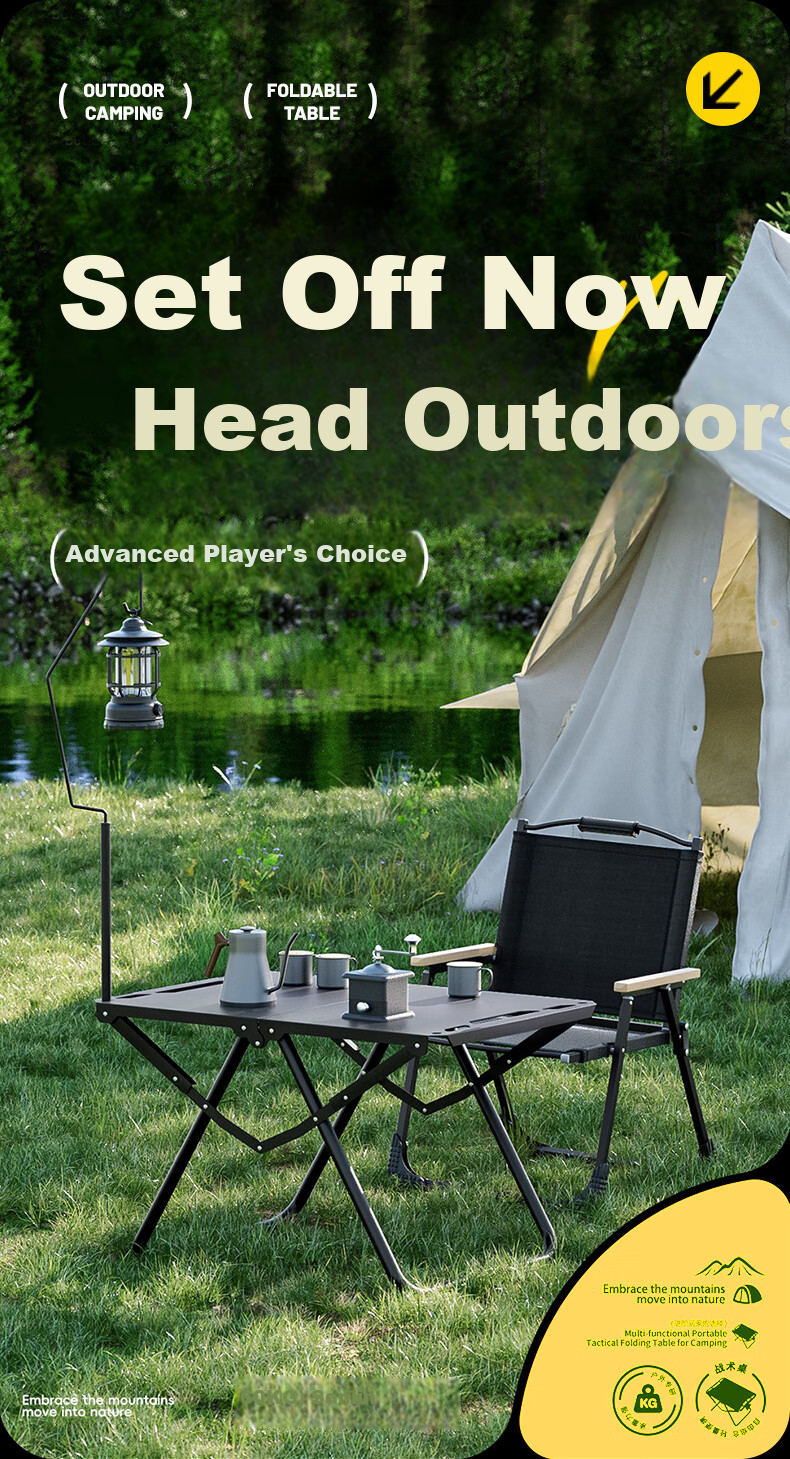 BeiJiLang Tactical Outdoor Camping Quick-Open Foldable Lightweight Portable Multifunctional BBQ Picnic Camping Gear 1
