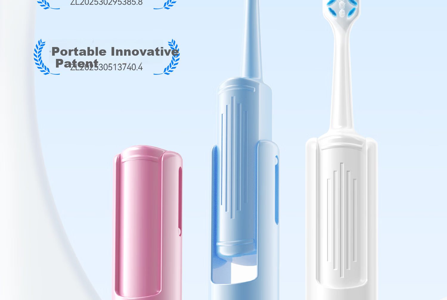 CLOTOO Orthodontic W-Shaped Soft Bristle Small Head Interdental Toothbrush for Teenagers Purple 1 Piece 2