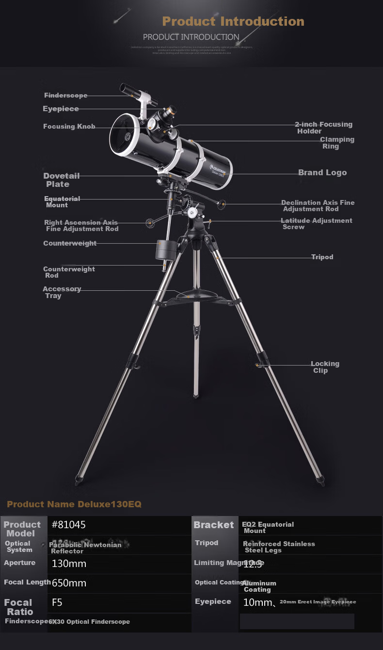 Xingtelang 80DX High Magnification High-Definition Large-Aperture Moon Viewing Deep Space Exploration Professional Astronomical Telescope, Birthday Gift for Boys 3