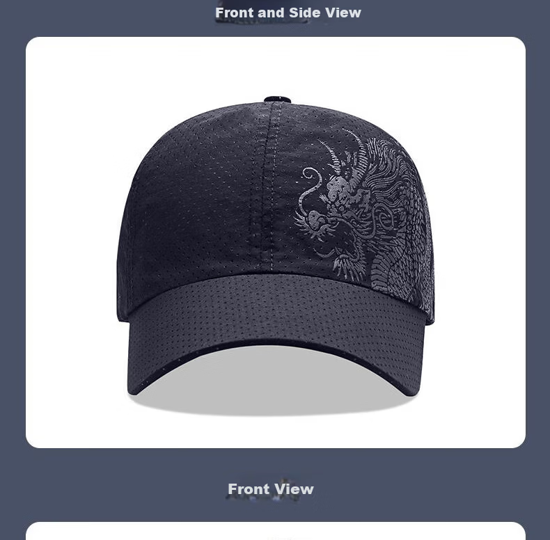RED DRAGONFLY Men's Summer Lightweight Quick-Dry Printed Baseball Cap Outdoor Sun Protection Casual Fishing Sunshade Hat for Women 16