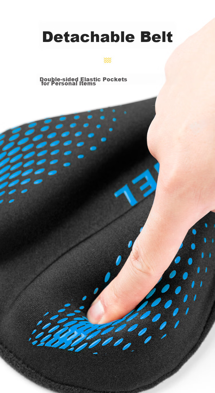 Move Iron Bicycle Seat, Silicone Saddle, Mountain And Road Bike, Enlarged And Thickened, Universal Shock-Absorbing Comfortable Seat, Black And Red 9