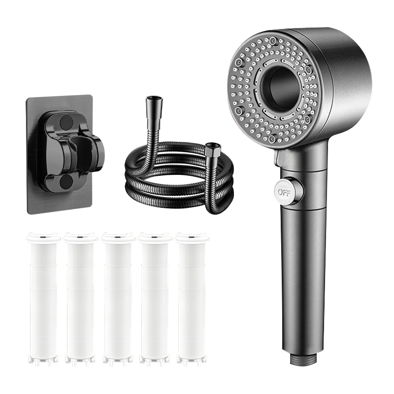 HOMK Seiko XCC Series High-Pressure Shower Set with Powerful Water Flow and Filter, 3-Piece