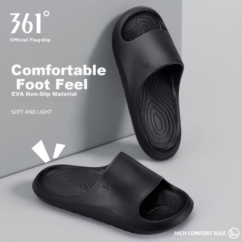 361° Soda Men's Slippers 2026 New Summer Lightweight Soft Sole Casual Home Shoes EVA One-Piece Molded Women's Sandals