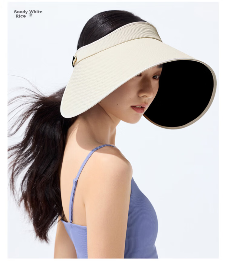 Beneunder Lampshade Wide Brim Sun Hat Women Black Coated Full Face Sun Protection Open Top Sun Hat Dark Floral Gray 7