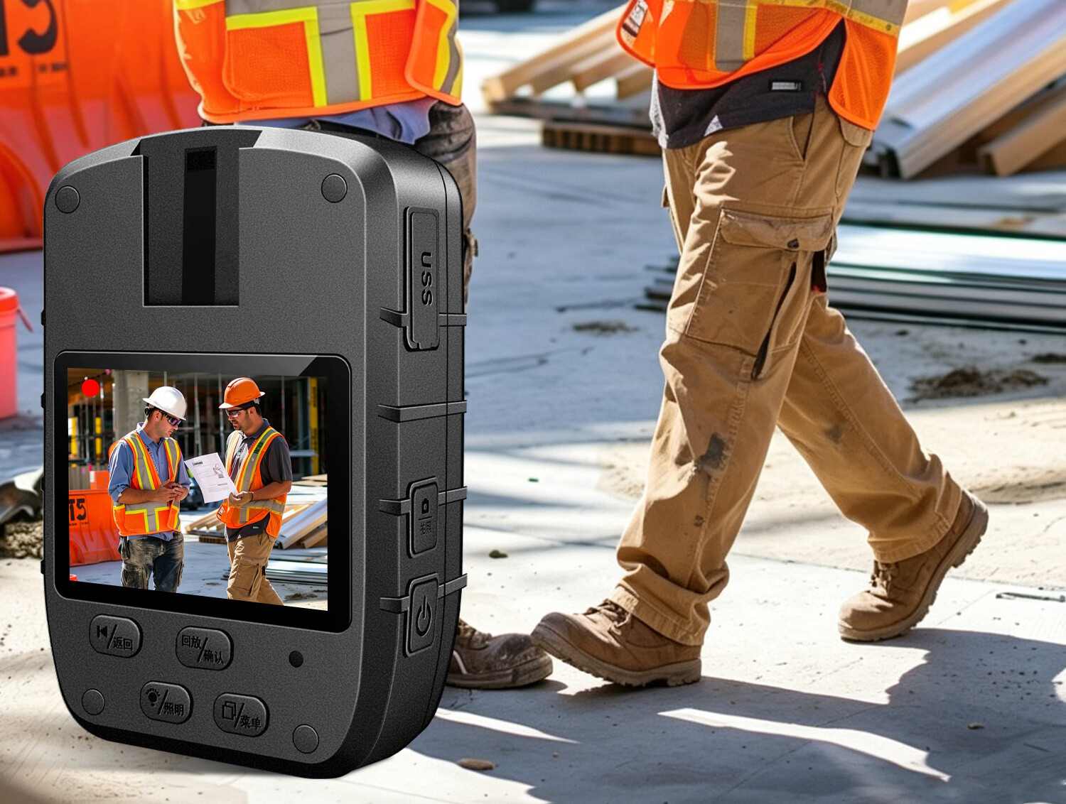 Law Enforcement No.1 DSJ-C8 Law Enforcement Recorder HD Sports Camera Cycling Property Security Urban Management Body Camera 128GB 40
