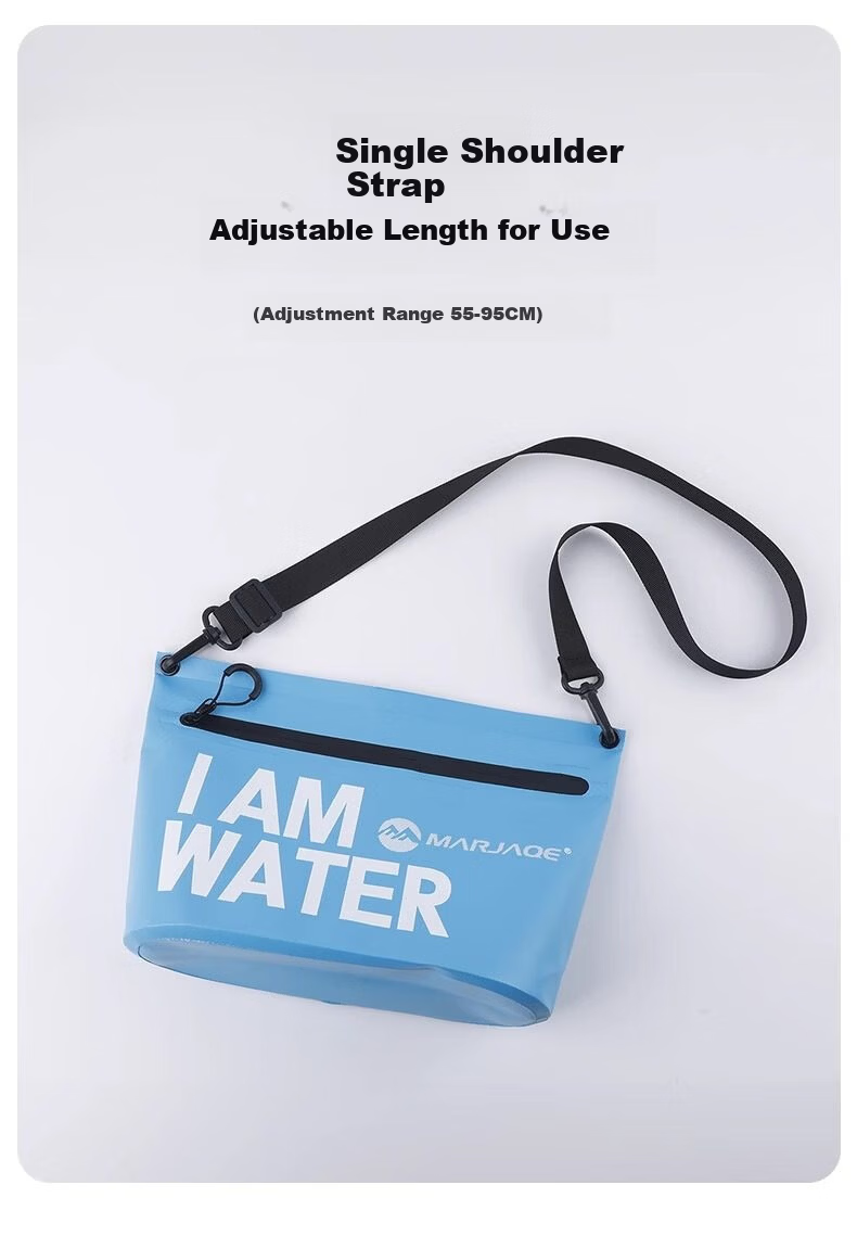 Liomirror Waterproof Phone Pouch Large Capacity Swimming Rafting Diving Underwater Sealed Protective Case White 9