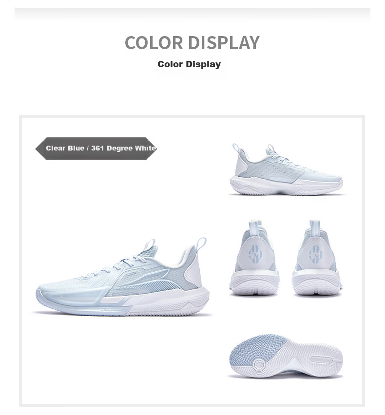 361° BIG3 QUICK 4.5 Men's Basketball Shoes Summer New Breathable Cushioning Durable Shoes Men 672621102-5 41