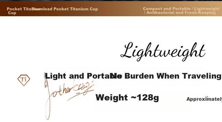 FUGURNG BESTJOY Pure Titanium Coffee Cup High-Quality Inner and Outer Pure Titanium Insulated Cup Portable Compact Water Bottle Titanium Cup Coffee Color 228ml 4