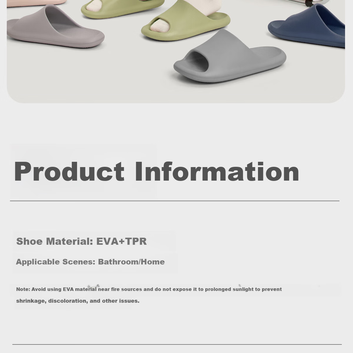 Lidani Non-Slip Slippers for Men New Style Elderly Pregnant Women Indoor Anti-Slip Bathroom Shower Surgical Room Cool Slippers for Men and Women 5