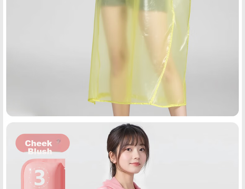 BWNK Disposable Thickened Adult Card Long Full-Body Raincoat 14-Pack 25