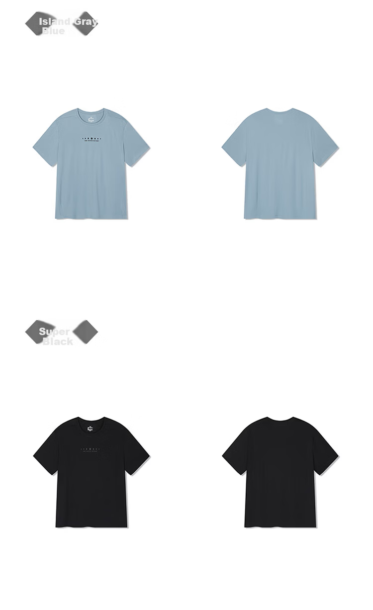 361° Men's Spring Summer Sports Quick-Dry T-Shirt Fitness Casual Short Sleeve Top Base Layer 652624122-1 26