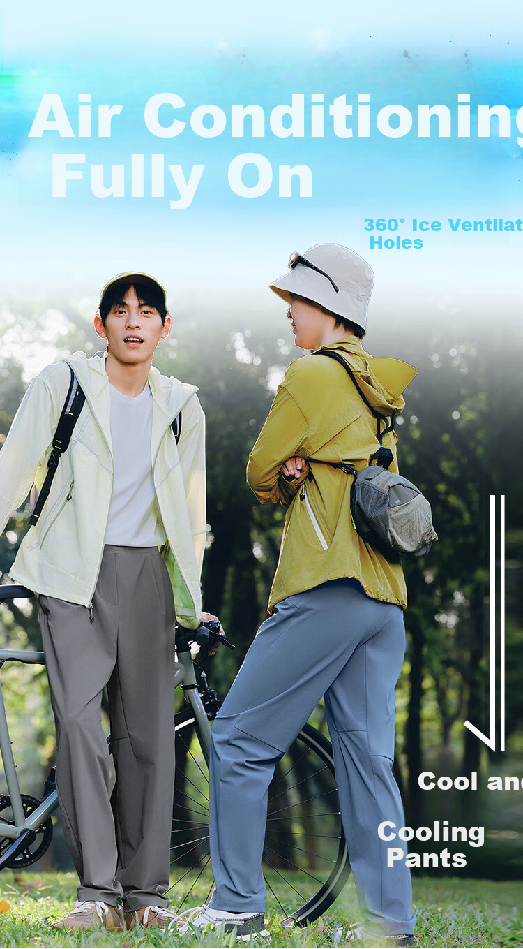 Beneunder Men's Sports Casual Pants Spring Summer Cool Straight Leg High Elastic Breathable CC926 Dark Blue Gray XXL 2