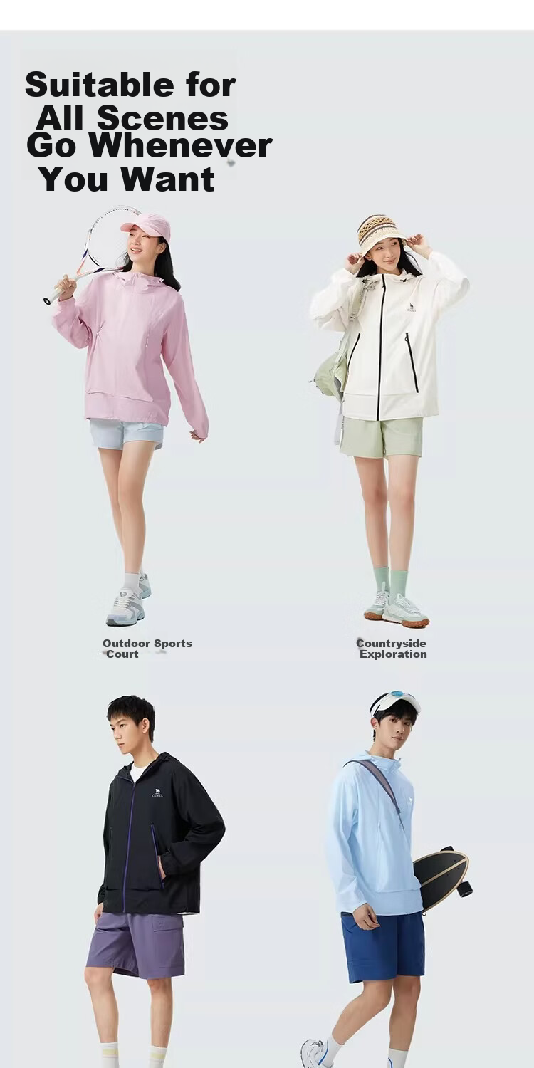 CAMEL Wang Junkai Edition Muguang Pro Sunscreen Jacket 2026 Spring Summer Lightweight Breathable Cooling Coat G010 24