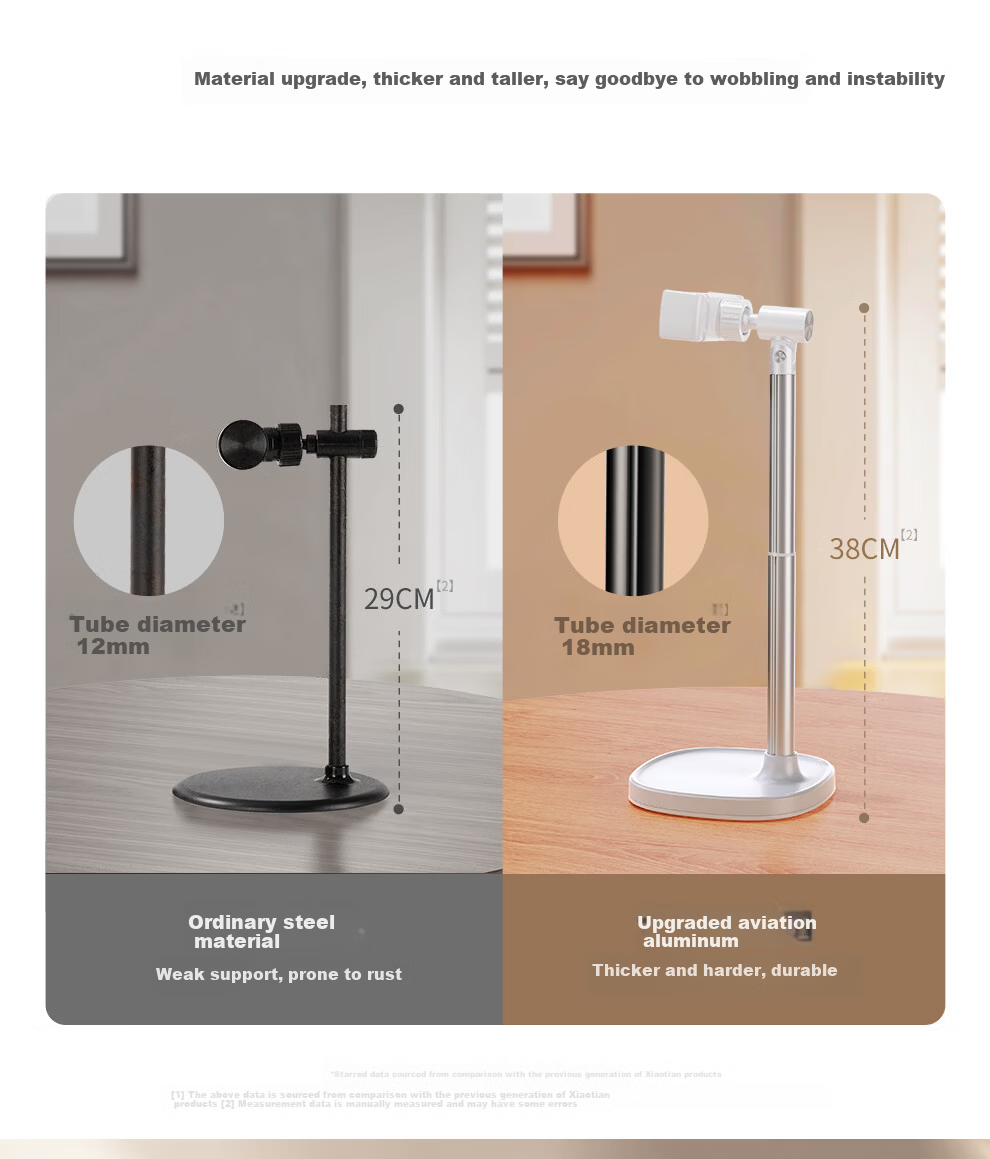 Meiyibo Mobile Phone Holder Desktop Live Streaming Stand 360° Rotatable Adjustable Lazy Bracket for Watching TV, TikTok Videos, Online Classes 6